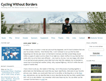 Tablet Screenshot of cyclingwithoutborders.org